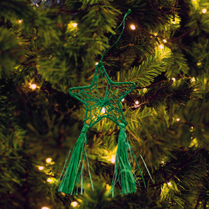 Parol Star Ornament, Green