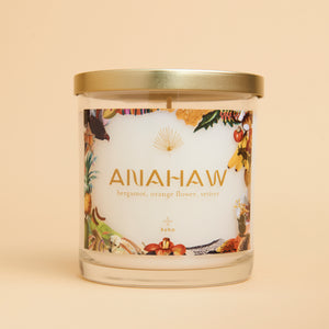 Anahaw Candle in Palm Leaf Box